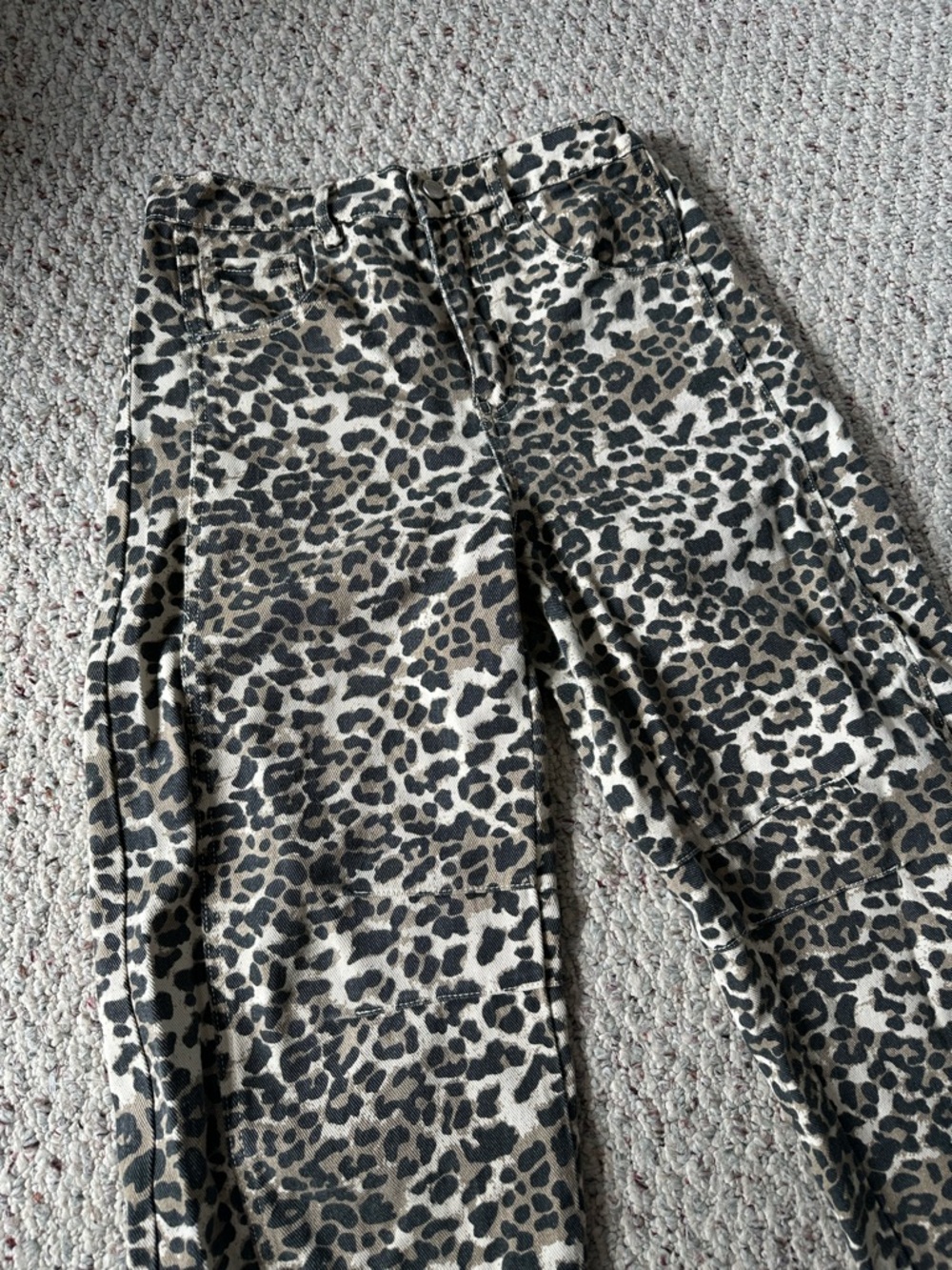 Bohme Leopard Print Barrel Pants - Picture 2 of 5